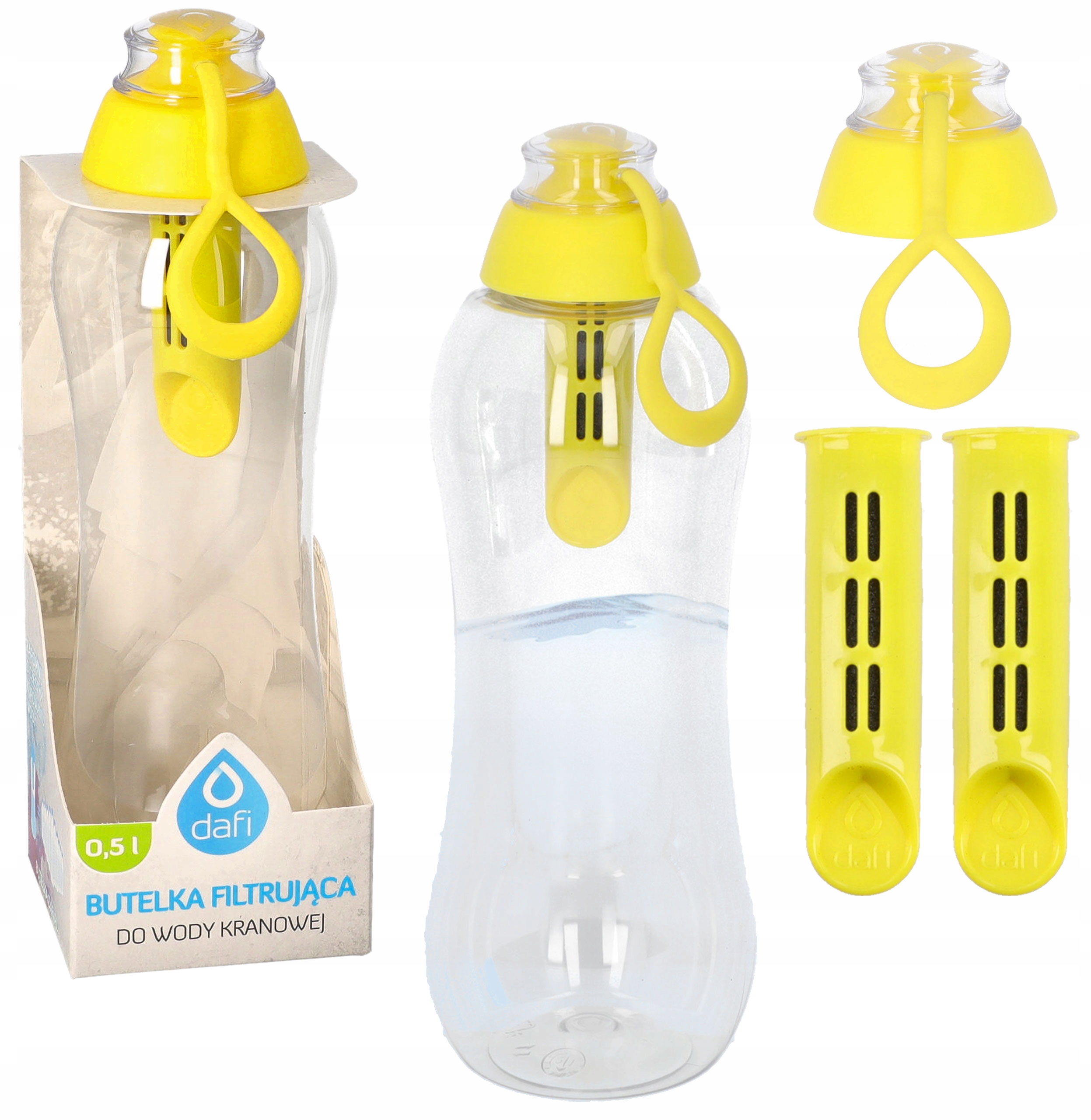 

Butelka Filtrująca Dafi Soft 0,5 3 Filtry Wkłady