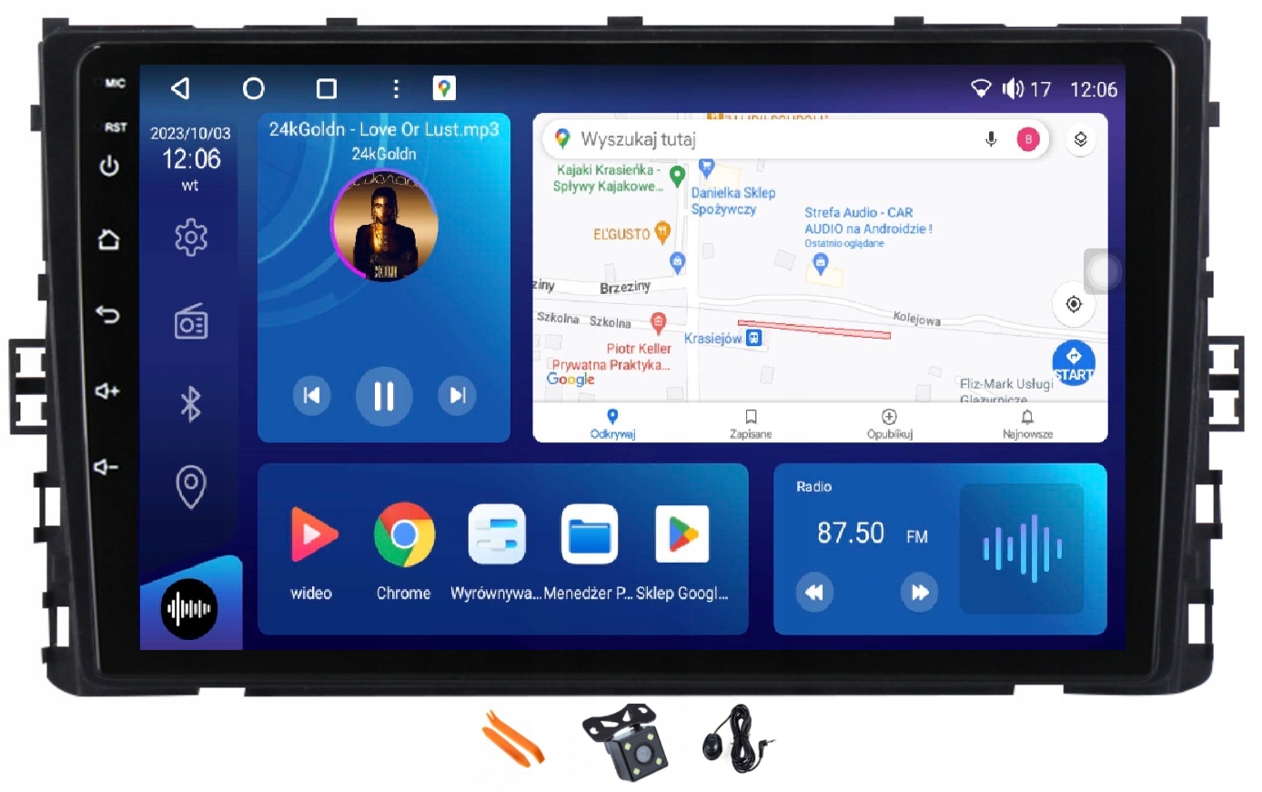 Radio Android Gps Qled Carplay Vw Bora 4 Cn T6 T6.1 Transporter Multivan