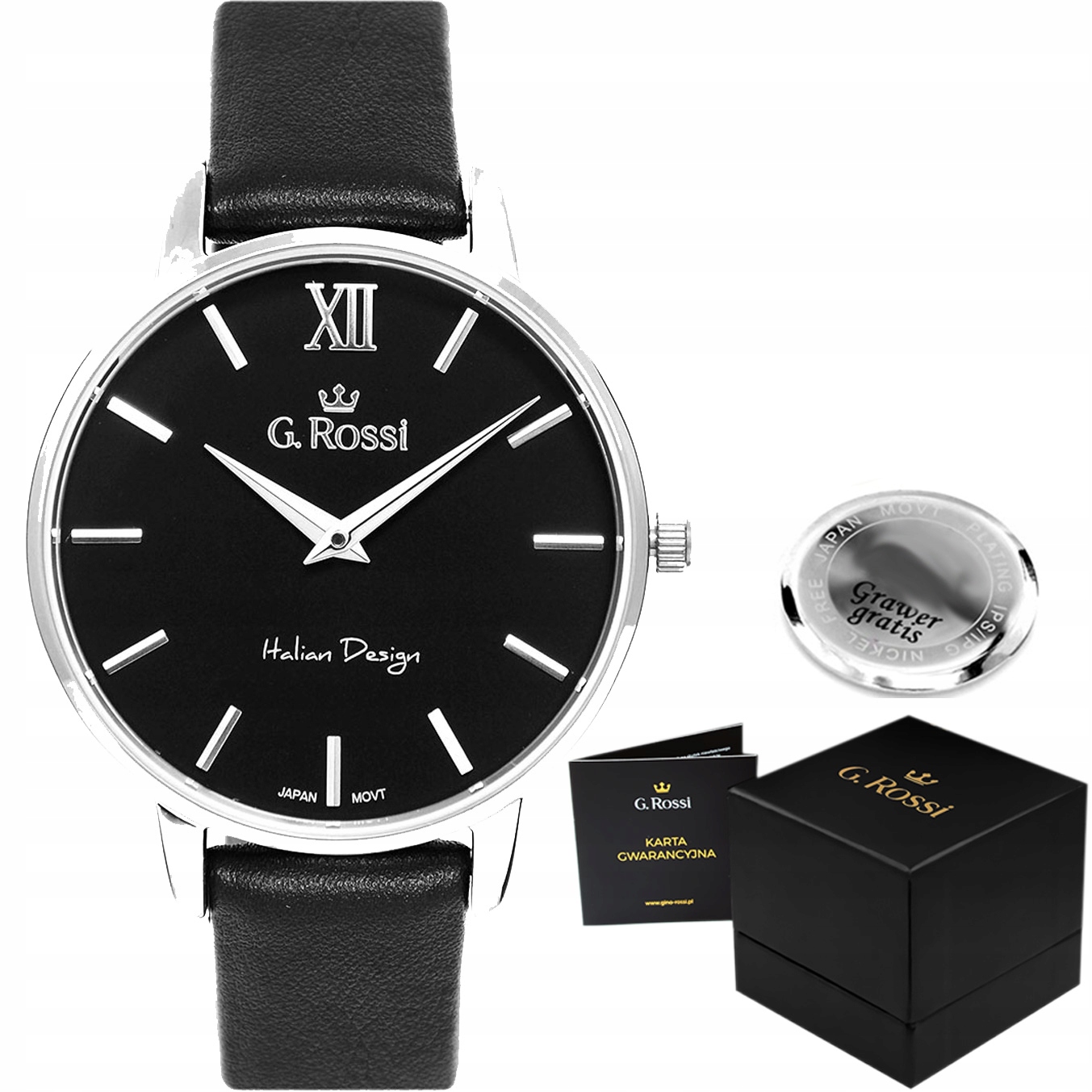 Dámské hodinky G. Rossi Jetta řemínek z přírodní kůže dárek S Gravírováním