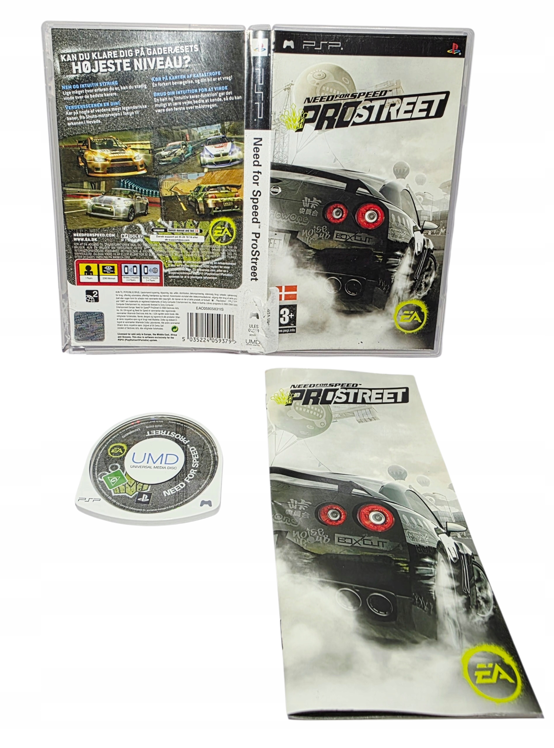 Need For Speed ProStreet PlayStation Portable (PSP) pudełkowa