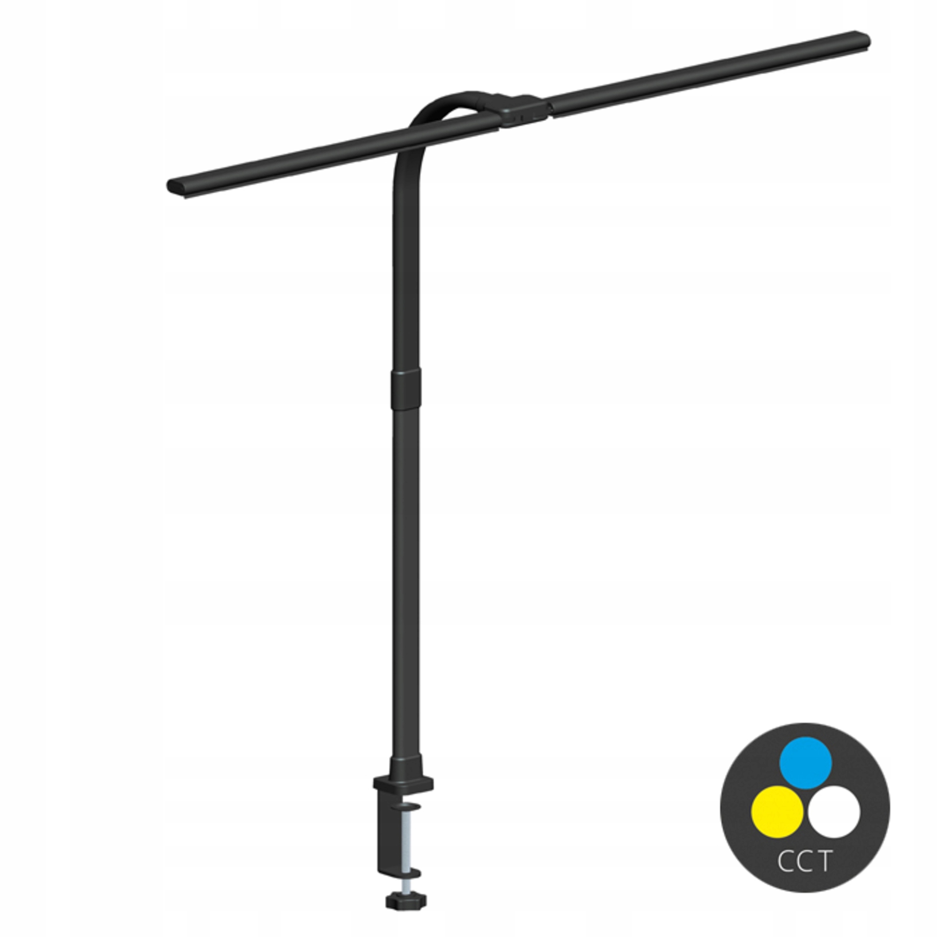 Ecolite Led stmievateľná stolná lampa 20W 1200lm Cct čierna LU19TC2-CR