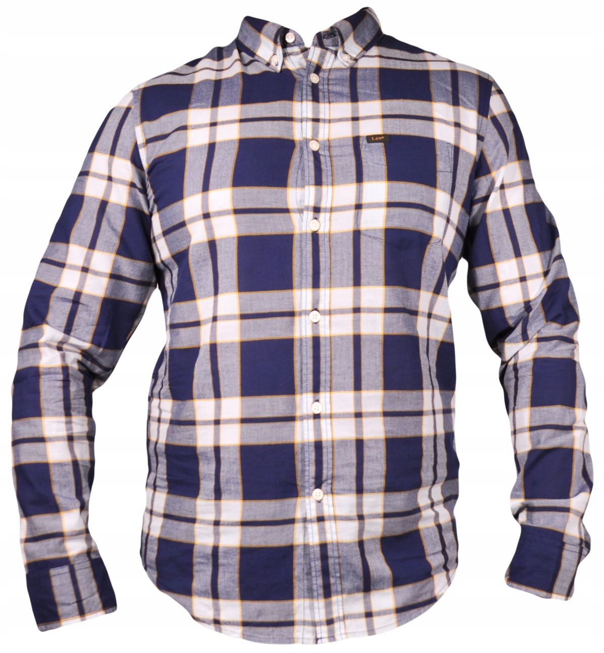 Lee košile Regular modrá Button Down M