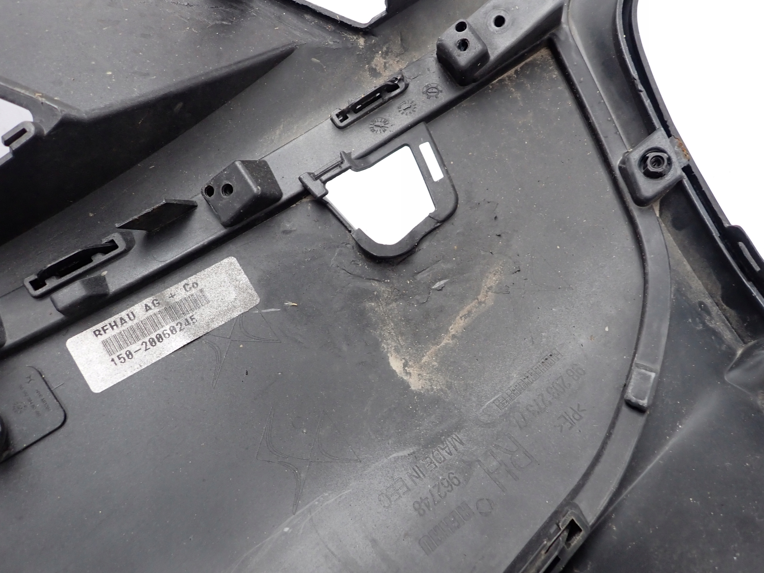 DS7 DS 7 CROSSBACK 17- bumper front right PDC 9820327377