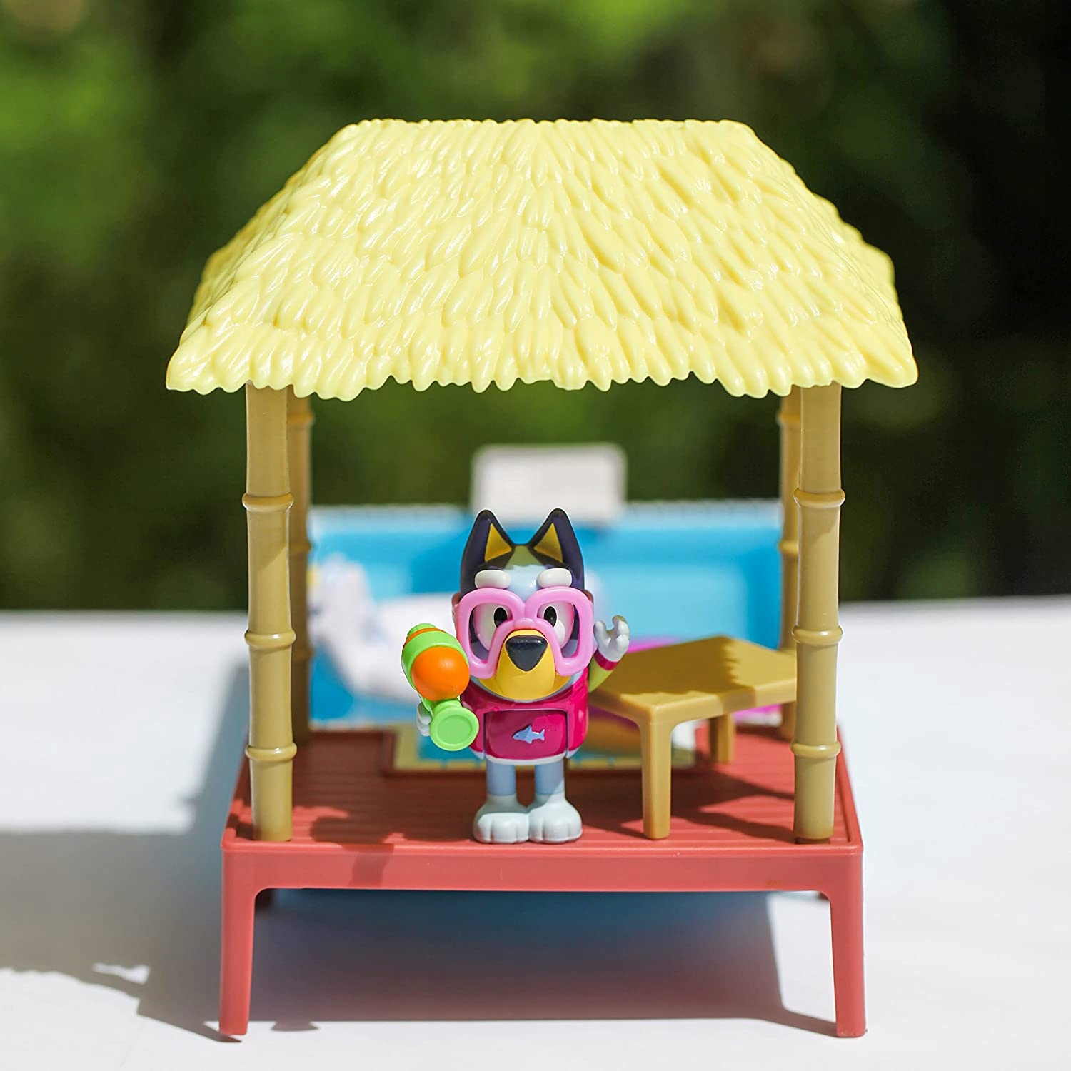 BLUEY ZESTAW BASEN POOL TIME PLAYSET BLUE DINGO Typ zestaw