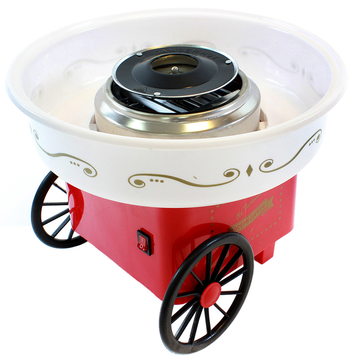 WATA CUKROWA MASZYNA DO WATY CUKROWEJ DOMOWA 500W ZESTAW ŁYŻECZKA AG137D Marka Aptel