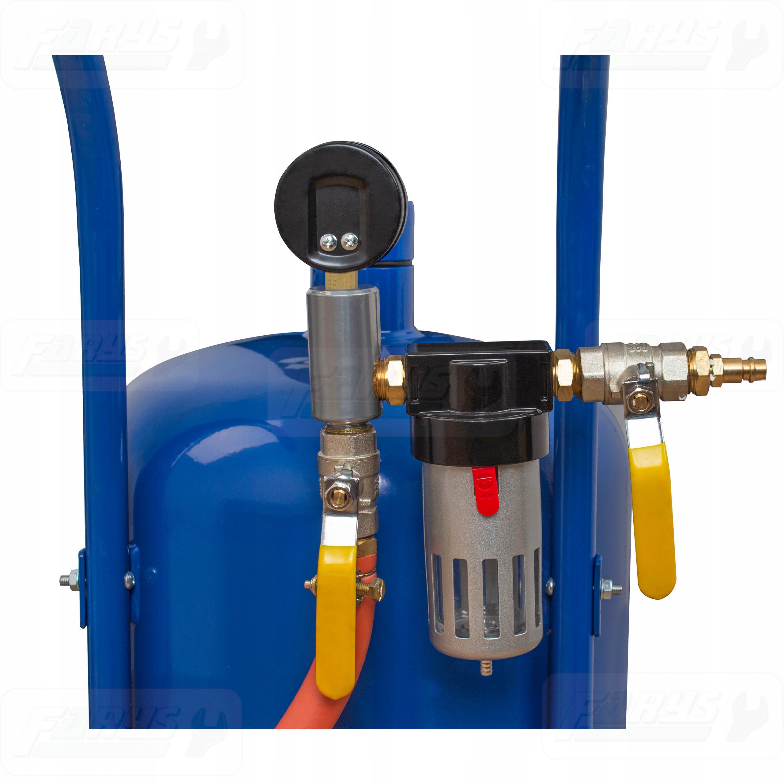 Zestaw do piaskowania: piaskarka 38l + ścierniwo piasek 25kg Pojemność 38 l