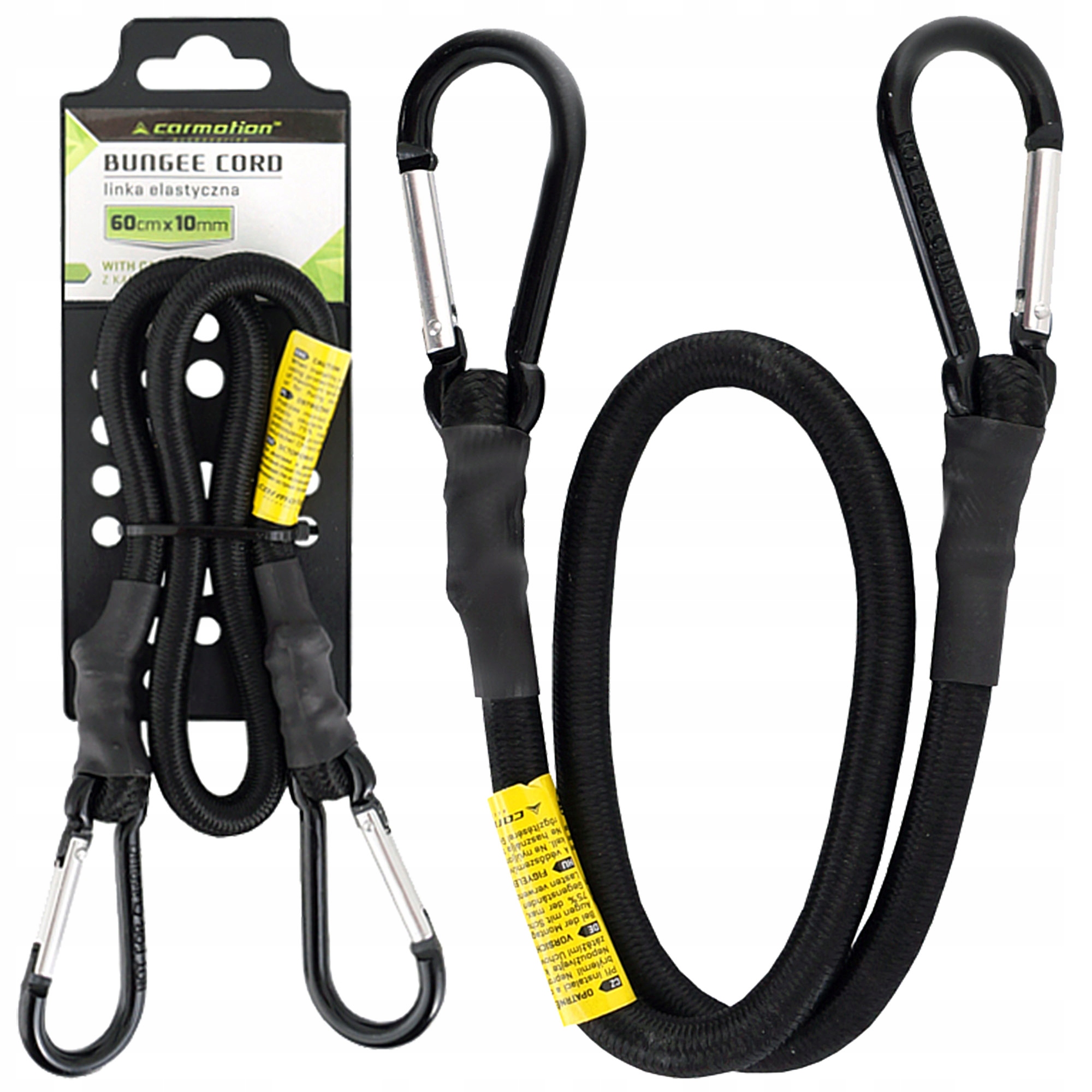 

Guma elastyczna montażowa karabińczyki pas lina