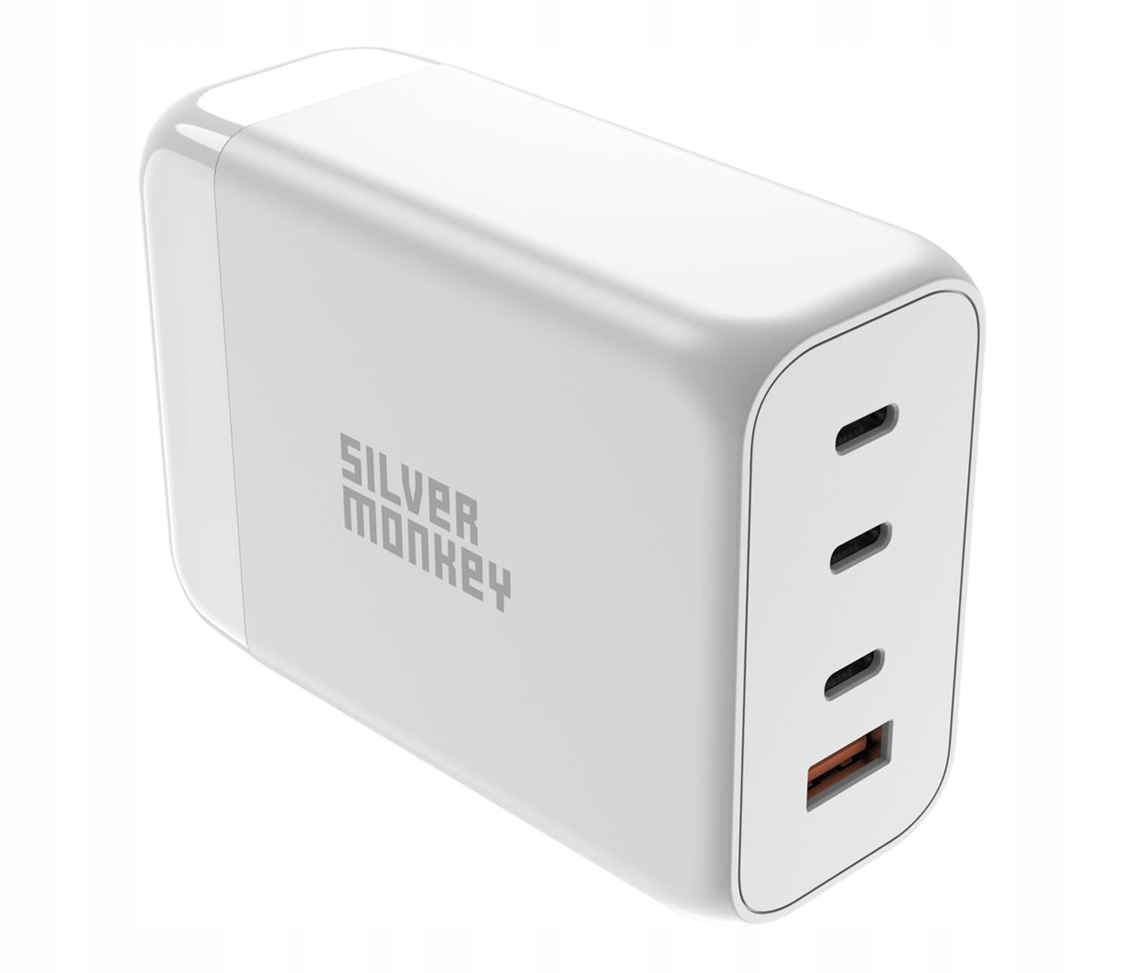 Silver Monkey Nabíječka GaN 200W Usb-c Pd Usb 3 Qc
