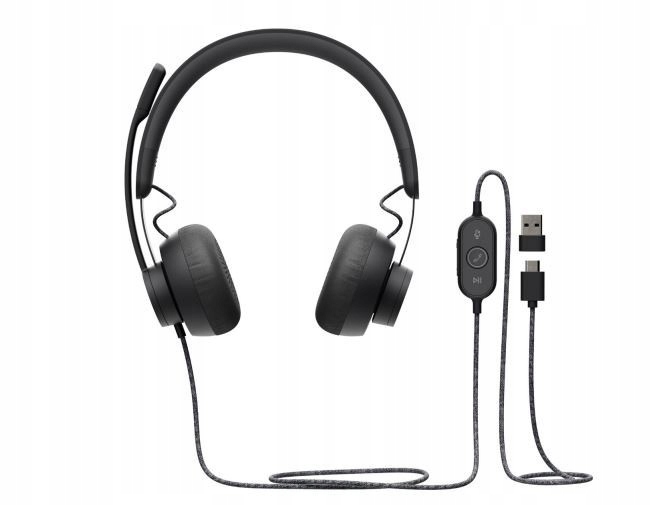 Slúchadlá náušné Logitech Zone Wired