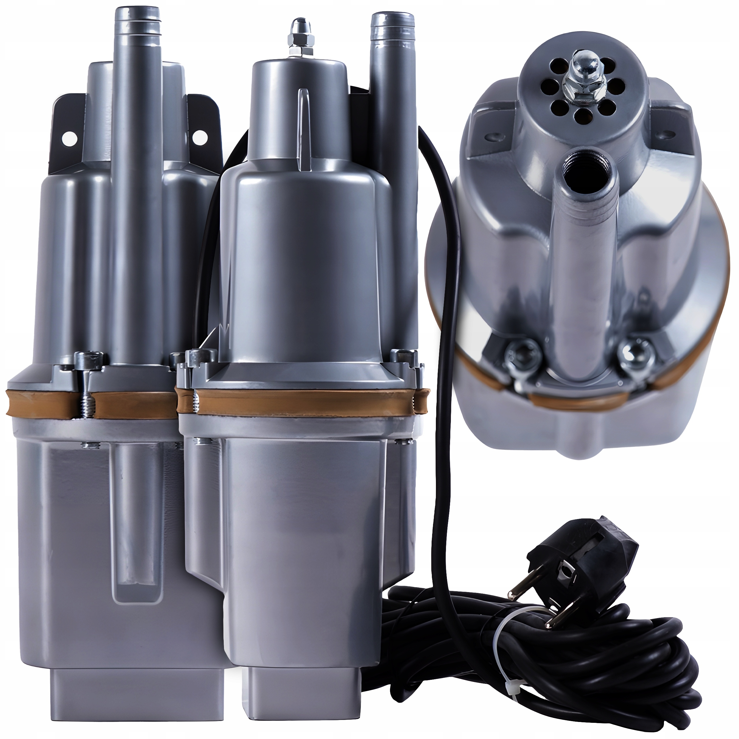 Pompa do Wody Brudnej i Czystej Ruska Mocna Do Studni Zatapialna Nurek 600W