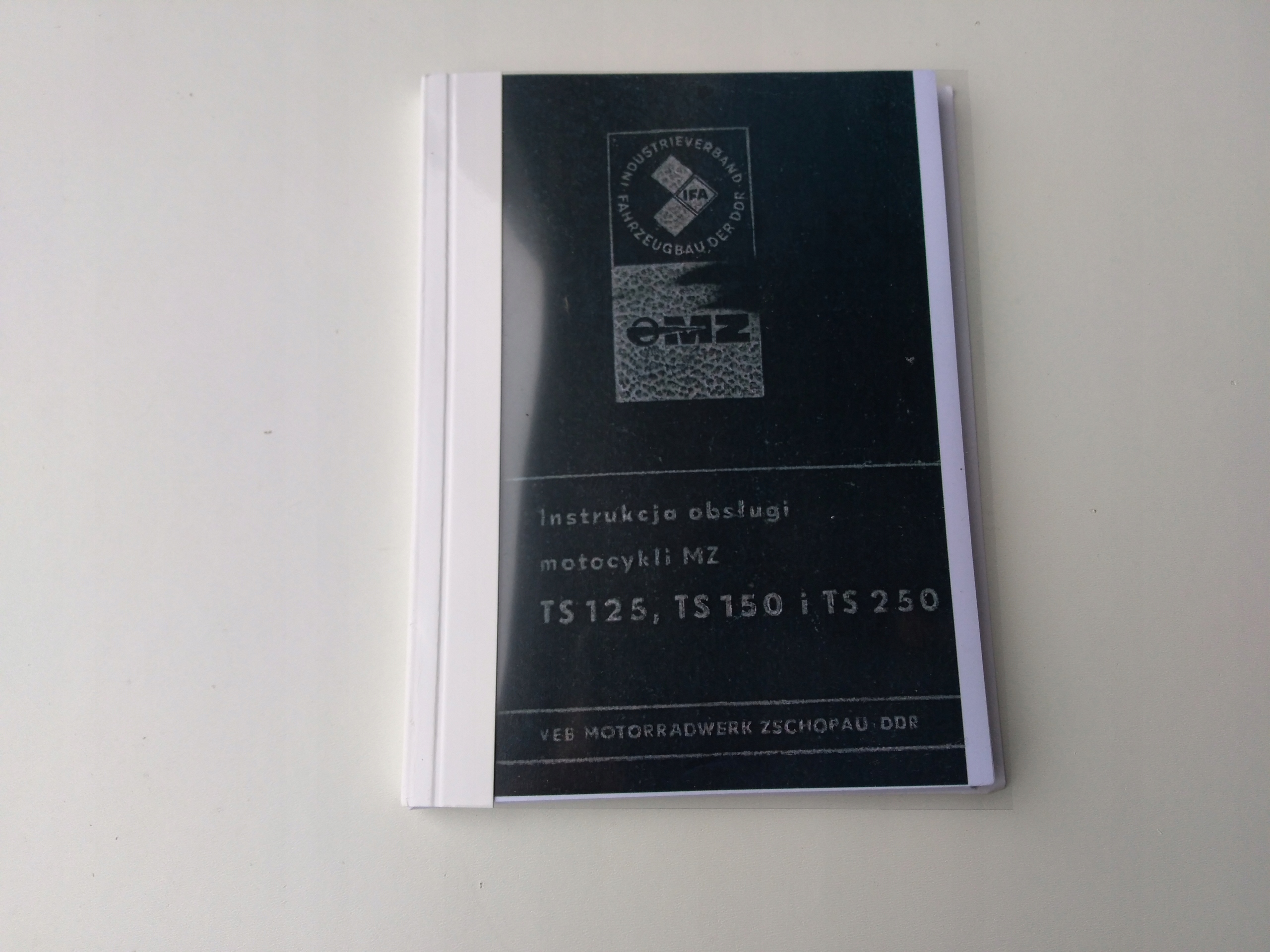 KSIĄŻKA INSTRUKCJA OBSŁUGI MZ TS 250 TS 150