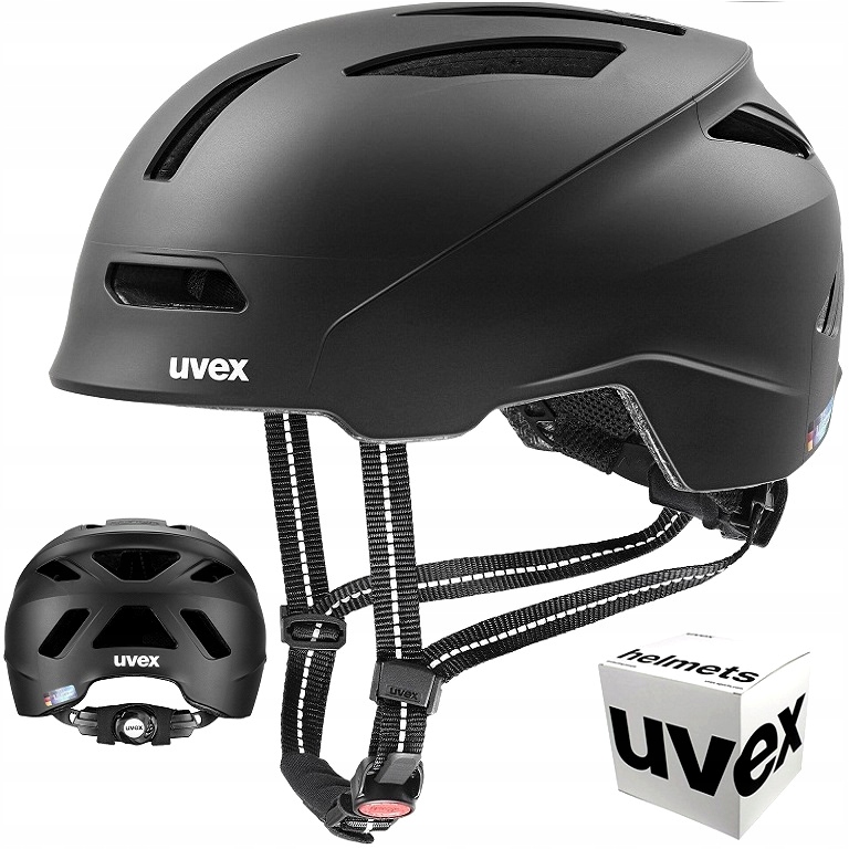 Cyklistická přilba Uvex Urban Planet 54-58 cm černá matná