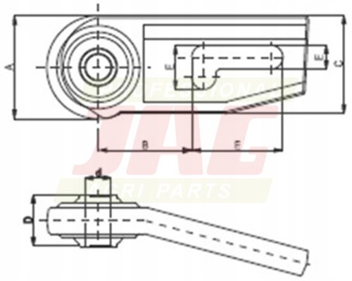 Pravý kulový kloub Ursus 84450240