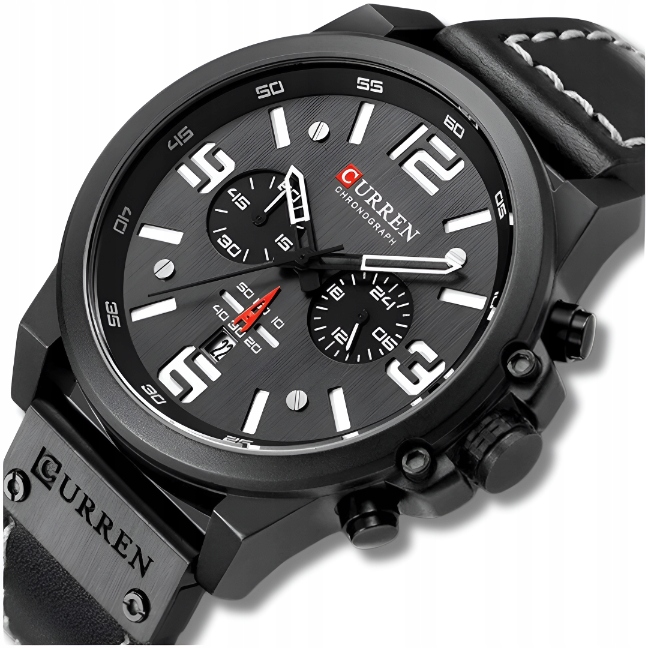 Pánské Hodinky Curren Klasický Elegantní Chronograf Datumovka 6 Barev