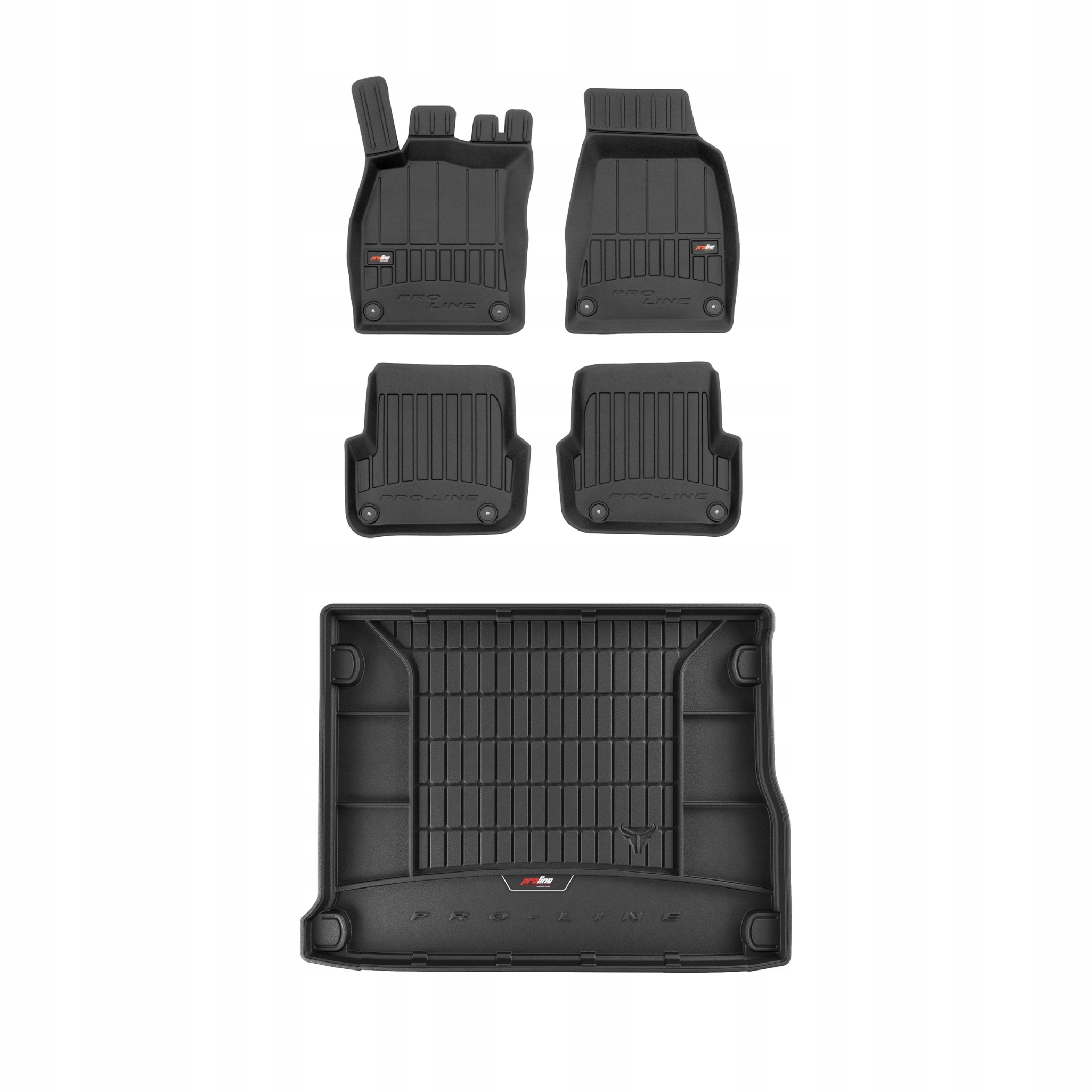 Frogum 3D Sada gumových koberců a rohože s logem pro Renault Scenic III