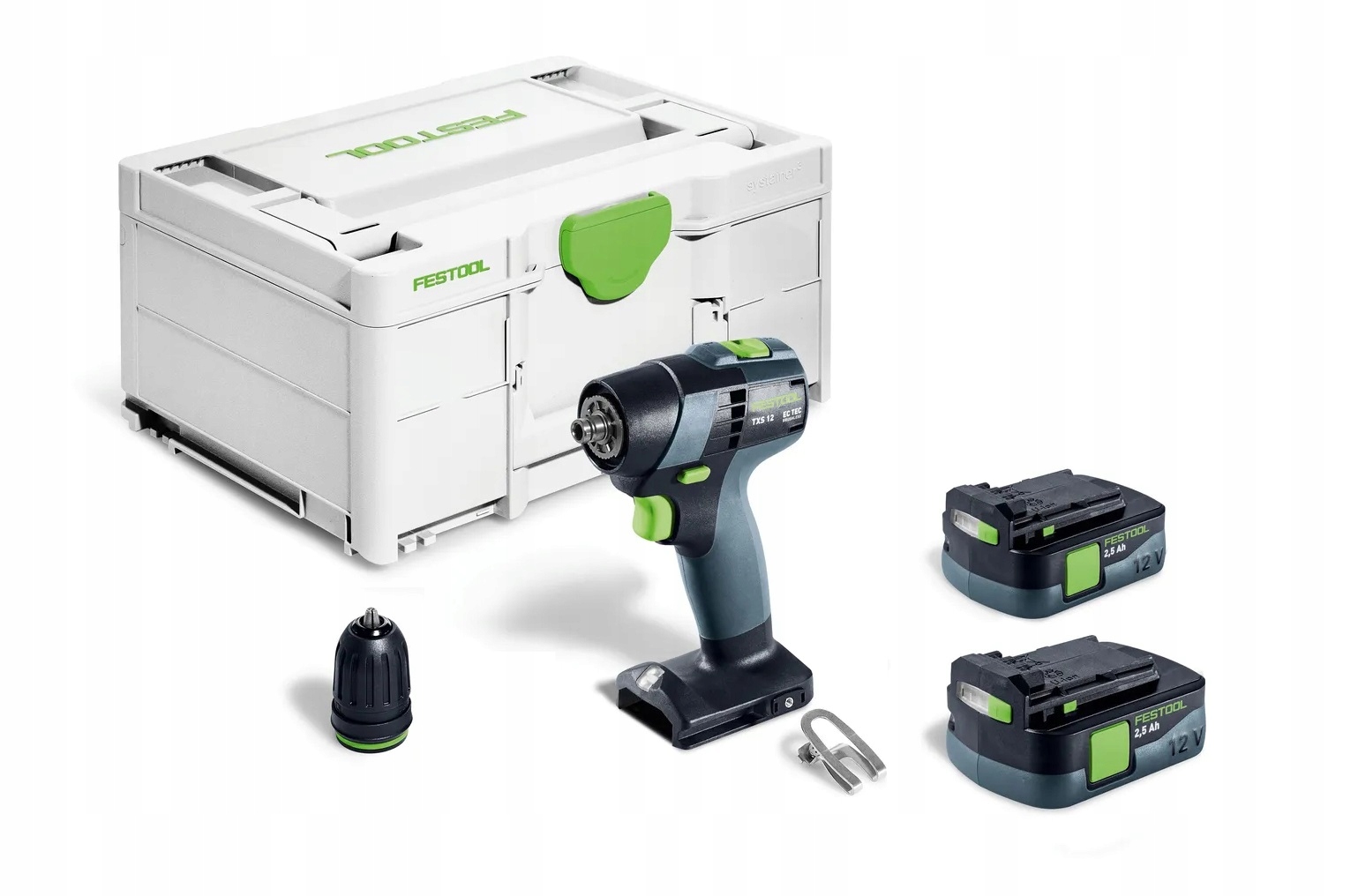 Festool Aku. wiertarko-wkrętarka TXS12 2,5-Plus 576864 Bez ładowarki