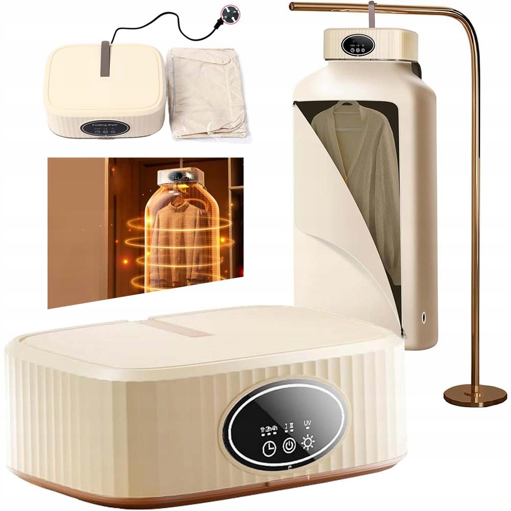 Levně Elektrická Sušák Vyhřívaných Oděvů Časovač 600W Uv Sterilizace Teplo