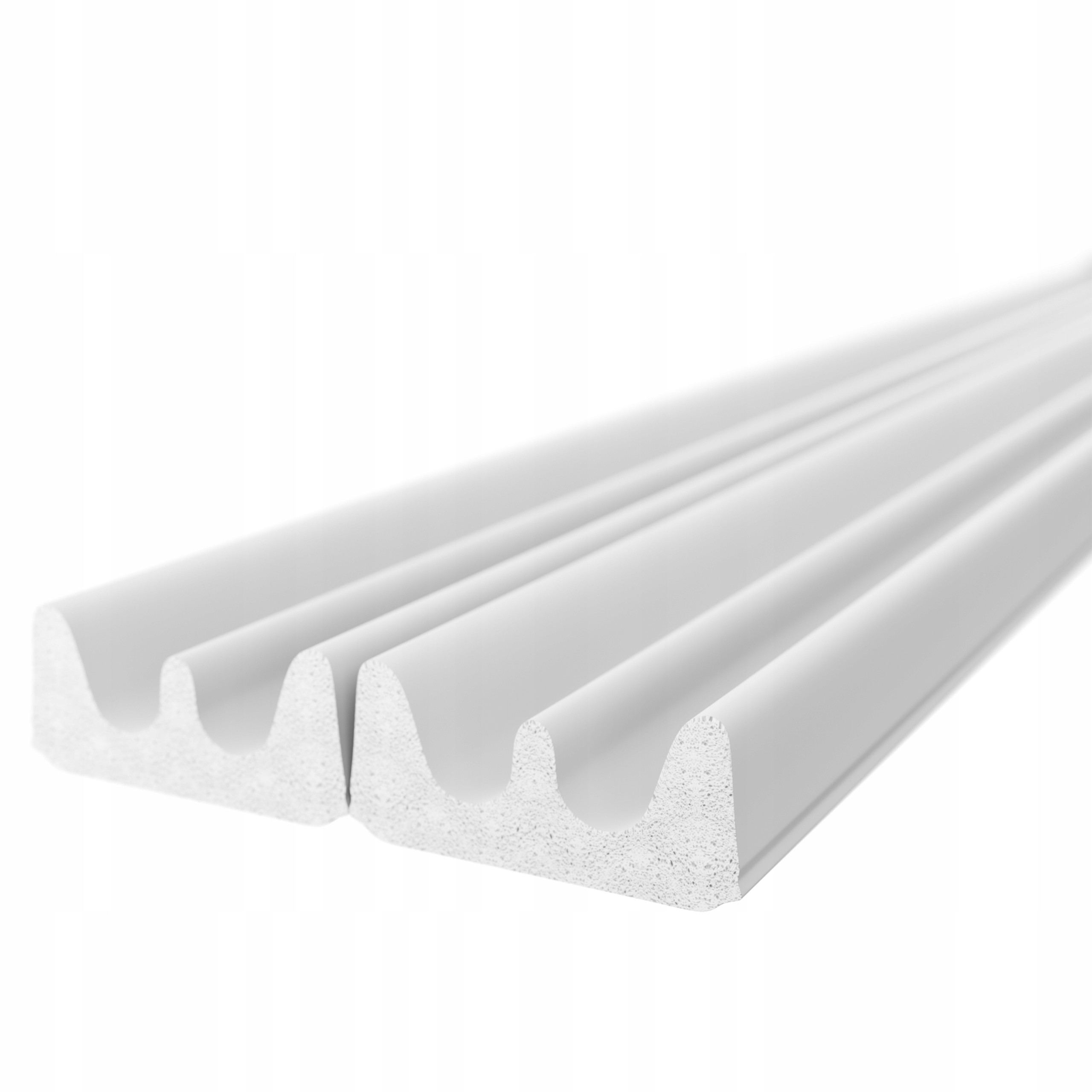 Těsnění do okenních dveří Samolepicí 9x4 Bílá Profil E 150 m