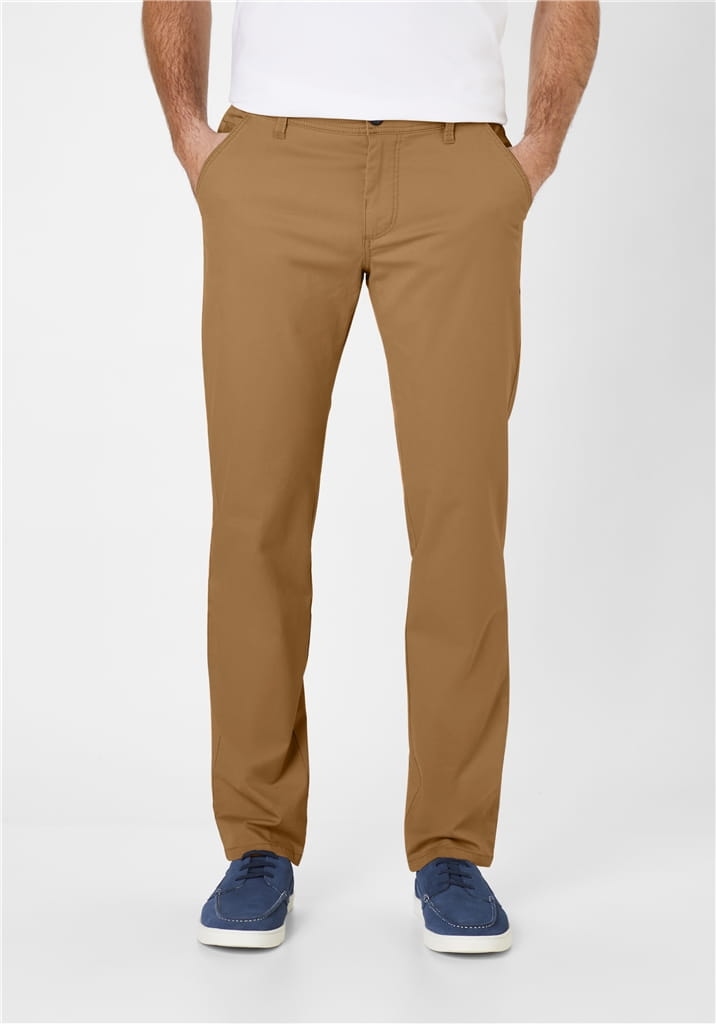 Velké pánské kalhoty Chino Hnědé Redpoint
