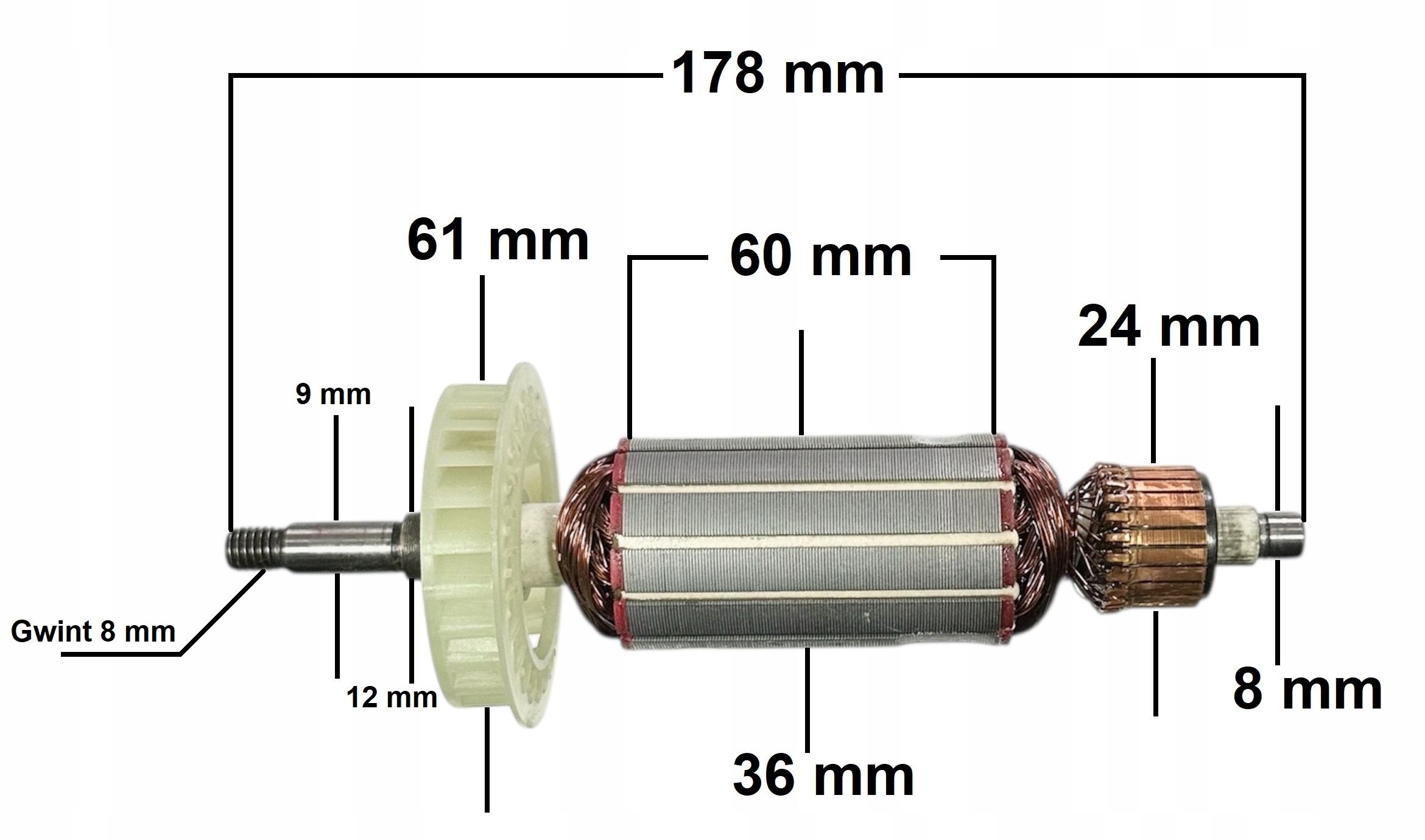 Oběžné kolo pro brusku 125 G13SP, G12SE, G13SE 360375E (jk 809)