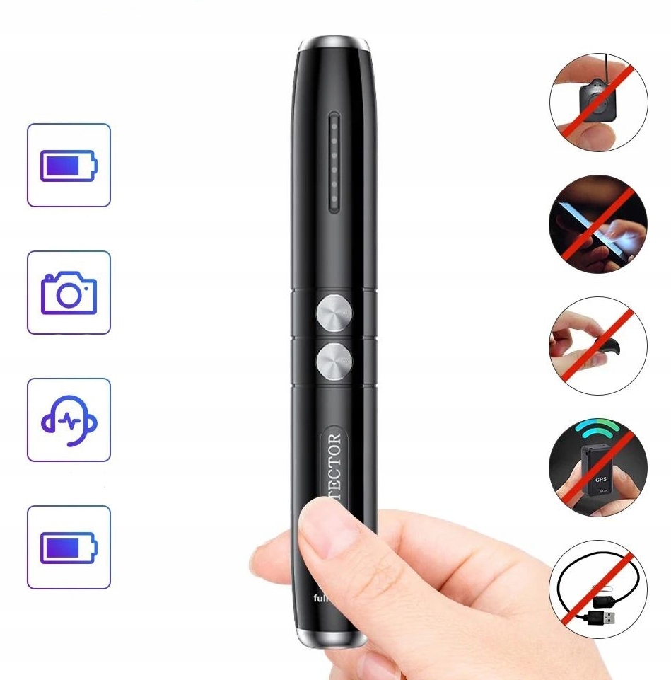 MAM CIE! WYKRYWACZ LOKALIZATORÓW GPS KAMER WIFI Marka Inna