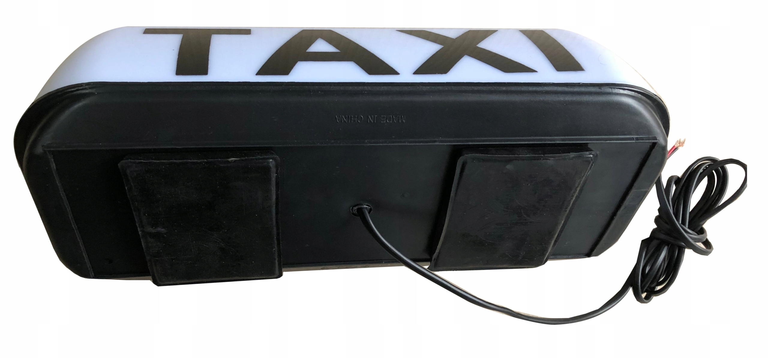 KOGUT TAXI PODŚWIETLANY LED LEDAMI LAMPA SZPAKÓWKA GAPA BIAŁY BIAŁA DO AUTA Producent części SA