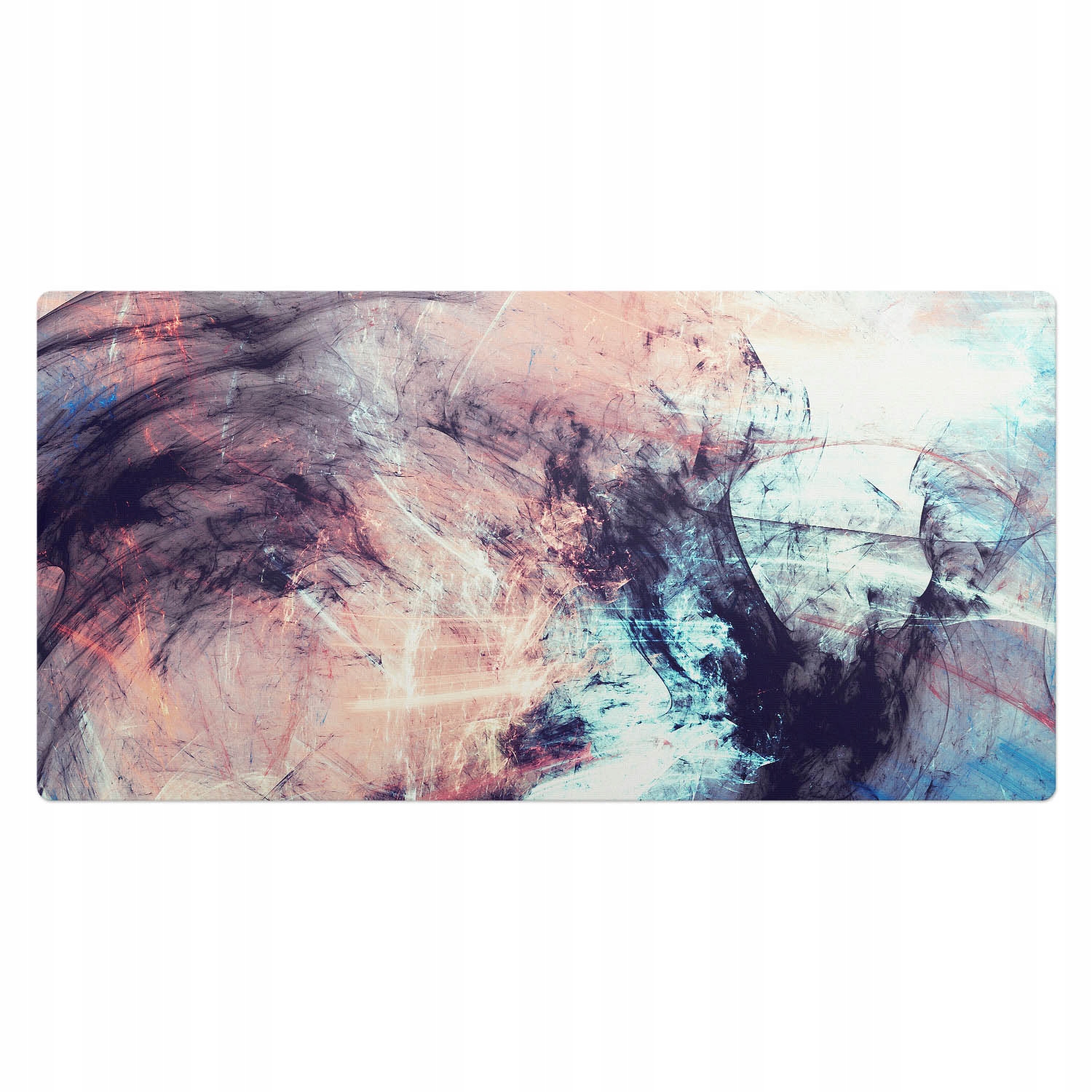 Mata dekoracyjna ze wzorem na biurko Abstrakcyjny chaos pędzla 100x50 cm