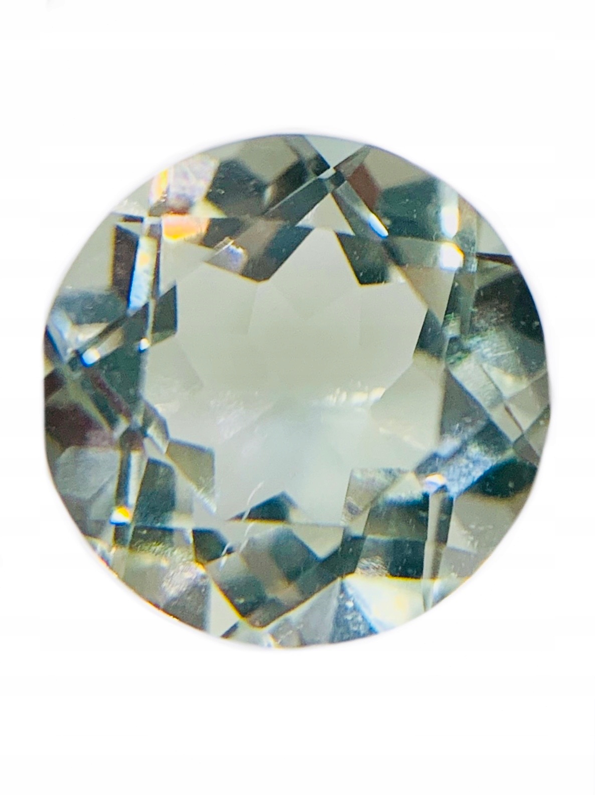 Ametyst Zelený Přírodní Kulatý 8 MM