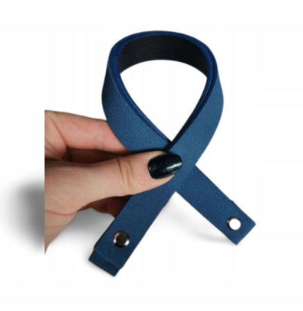 Paski do obag krótkie skóra lazur zamsz obag bagobag