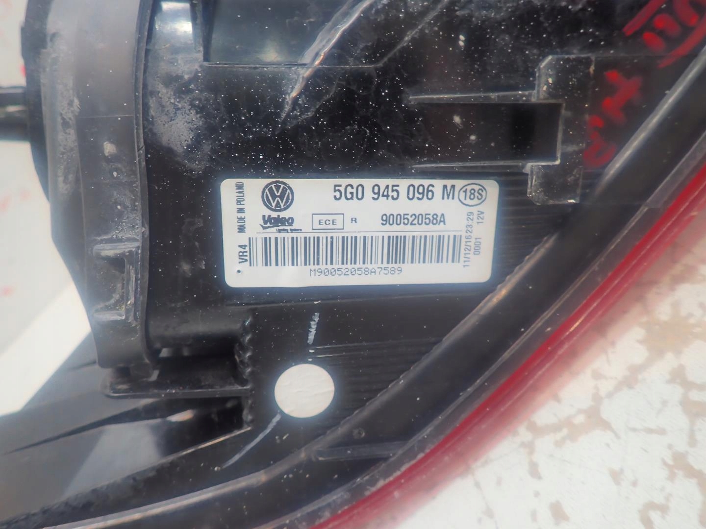 light rear part rear right VW GOLF VII HB 2012- 5G