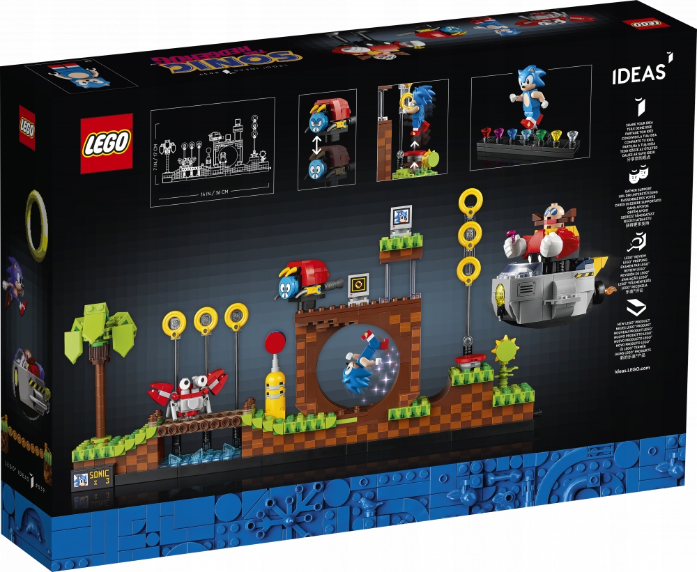 LEGO IDEAS 21331 SONIC THE HEDGEHOG GREEN HILL ZON Marka LEGO
