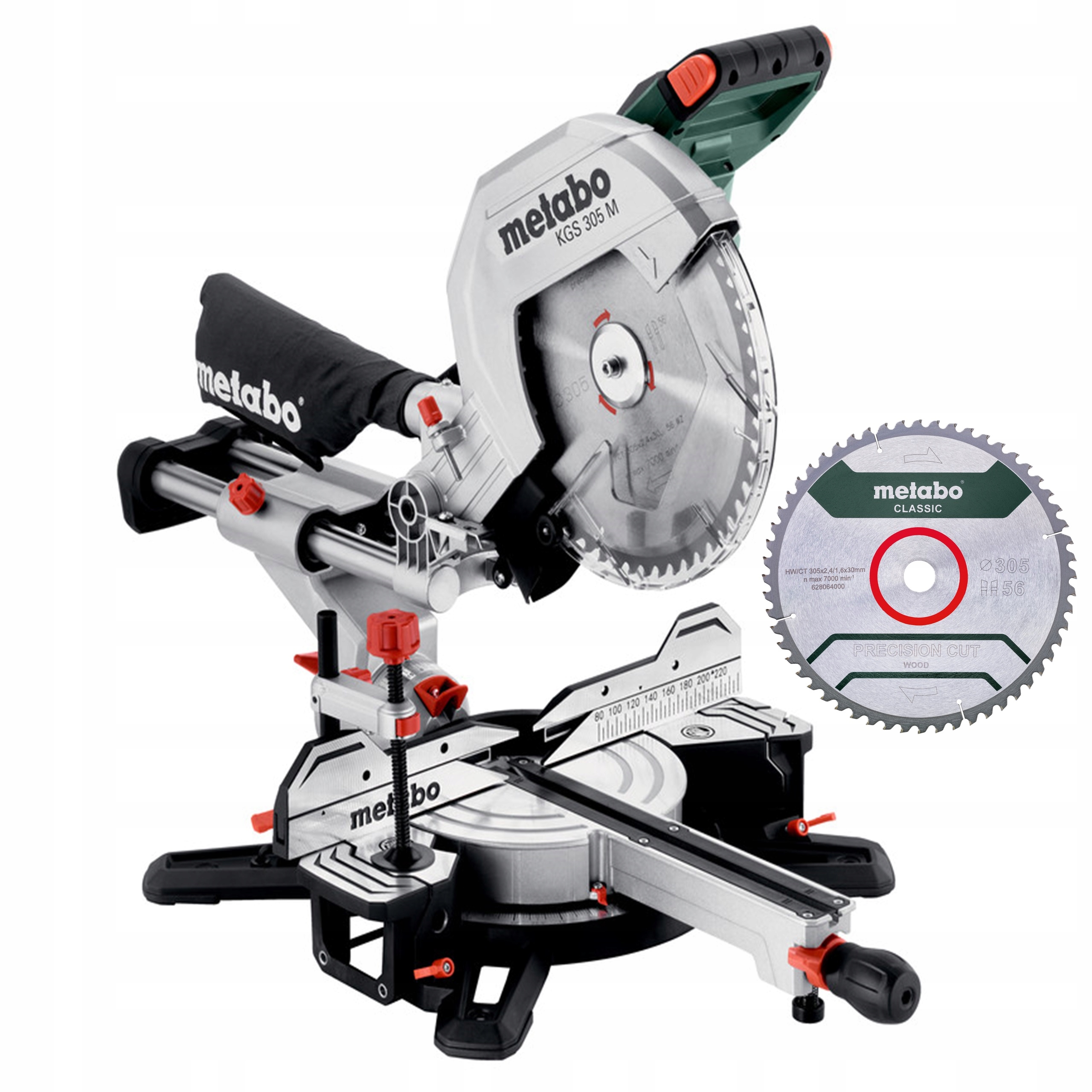 Piła Ukośnica Kapówka Pilarka Ukosowa Metabo Kgs 305 M 2000W 305mm