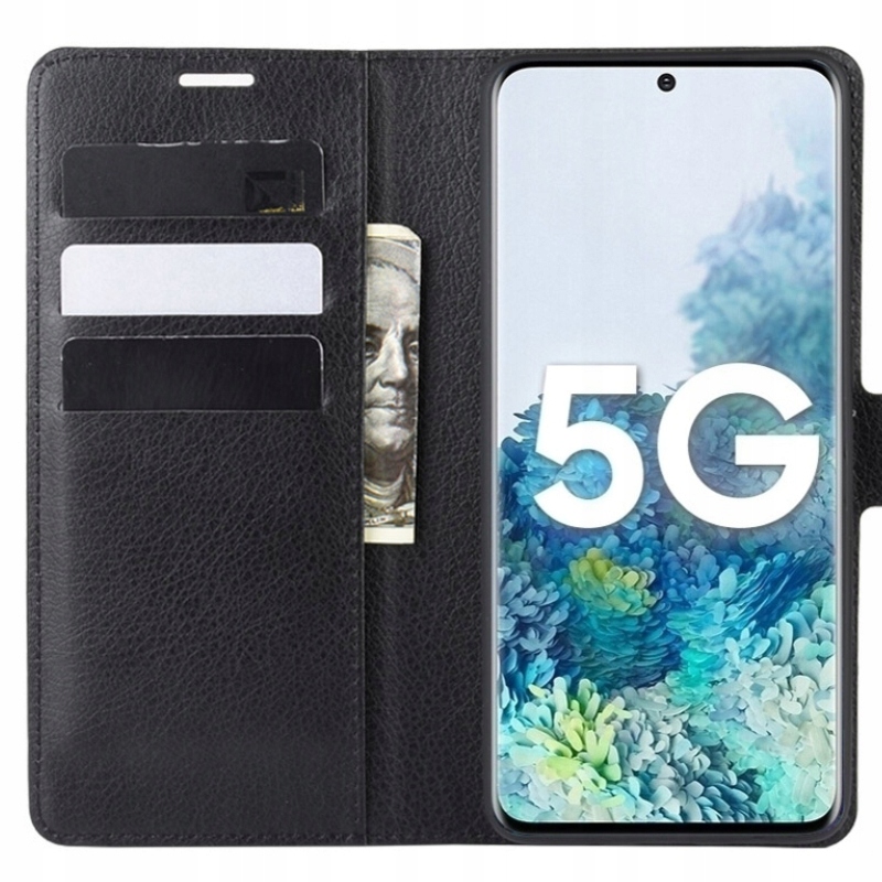 

Etui Z Klapką Portfel Litchi Do Samsung Galaxy S20