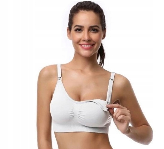 

Biustonosz do karmienia stanik ciążowy bezszwowy S