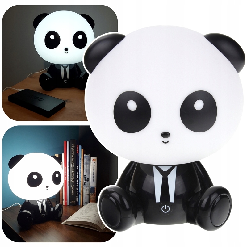 

Lampka Nocna Dziecięca Miś Panda Dla Dzieci Led