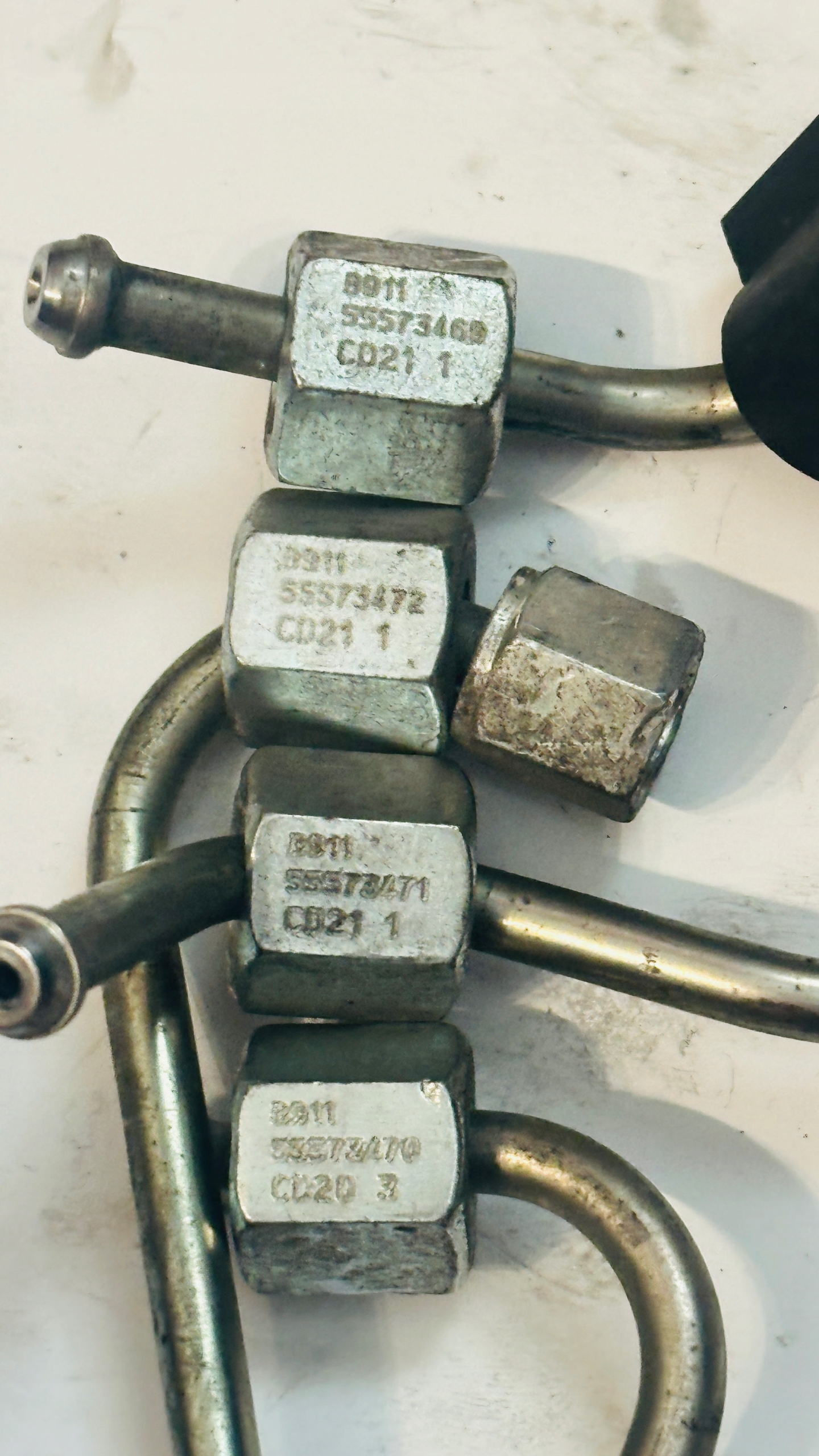 OPEL INSIGNIA 2.0CDTI A20DTH PRZEWODY WTRYSKIWACZY