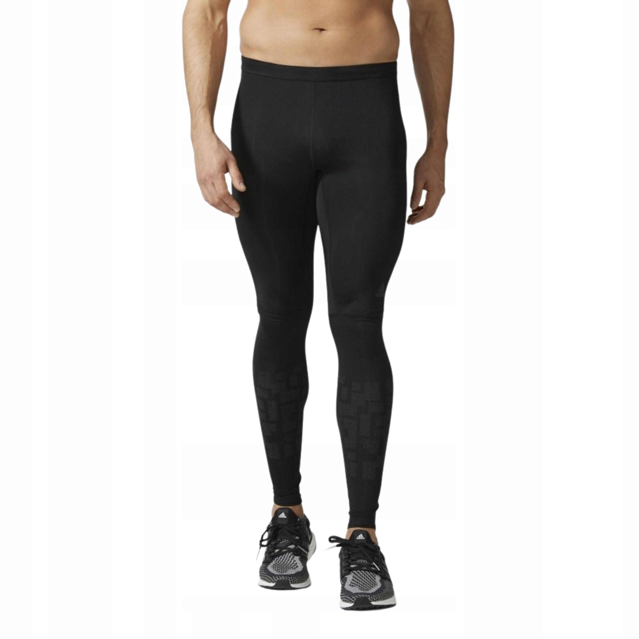 Męskie legginsy do biegania Adidas Sn Long Tights M L