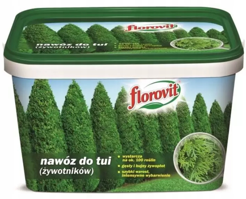 

Florovit Nawóz Do Tui Iglaków (żywotników) 4 Kg