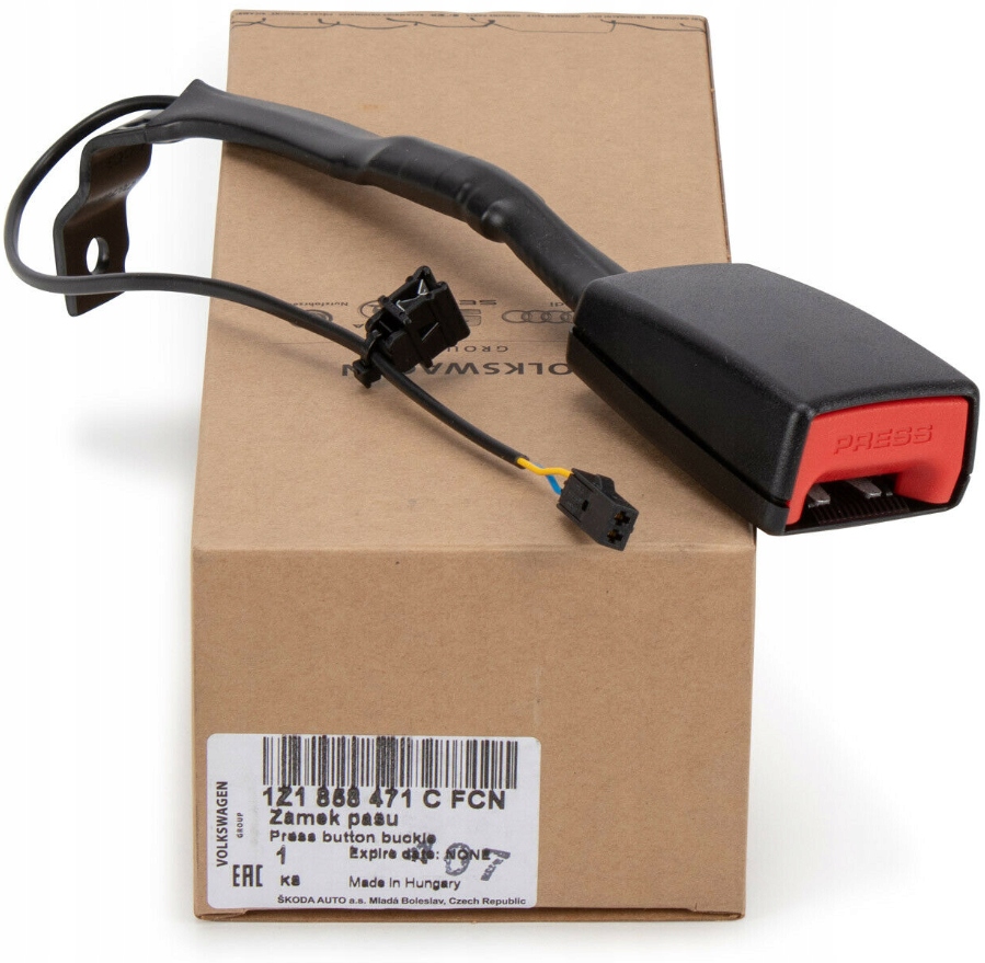 ZAMEK PASA BEZPIECZEŃSTWA LEWY SKODA OCTAVIA II 2004-2013 ORYGINAŁ