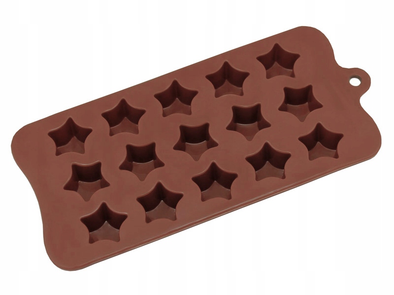 FOREMKA SILIKONOWA DO CZEKOLADEK PRALINEK ŻELEK GWIAZDKI Marka inna