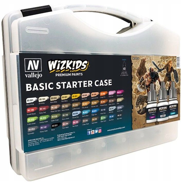 Vallejo: 80.260 Wizkids Základní Sada Barev (40X8 ML)