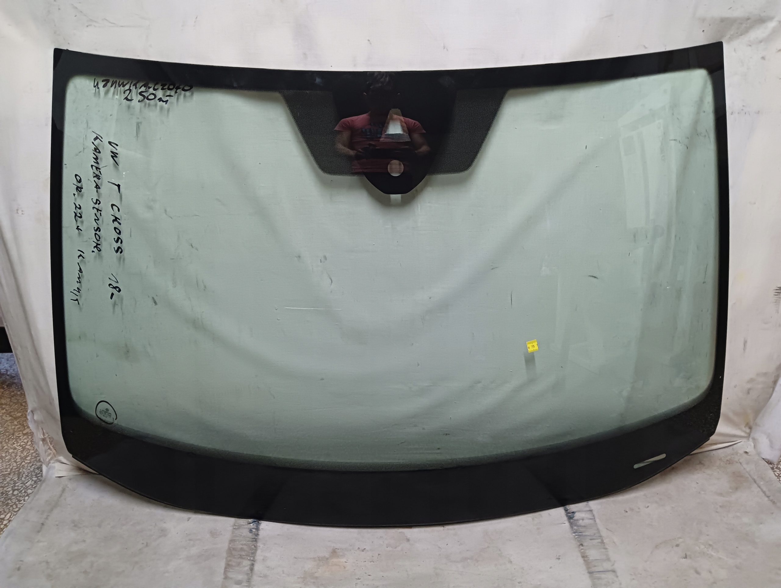 SZYBA PRZEDNIA VW T-CROSS (2018-) KAMERA SENSOR ORYGINAŁ KAMYK