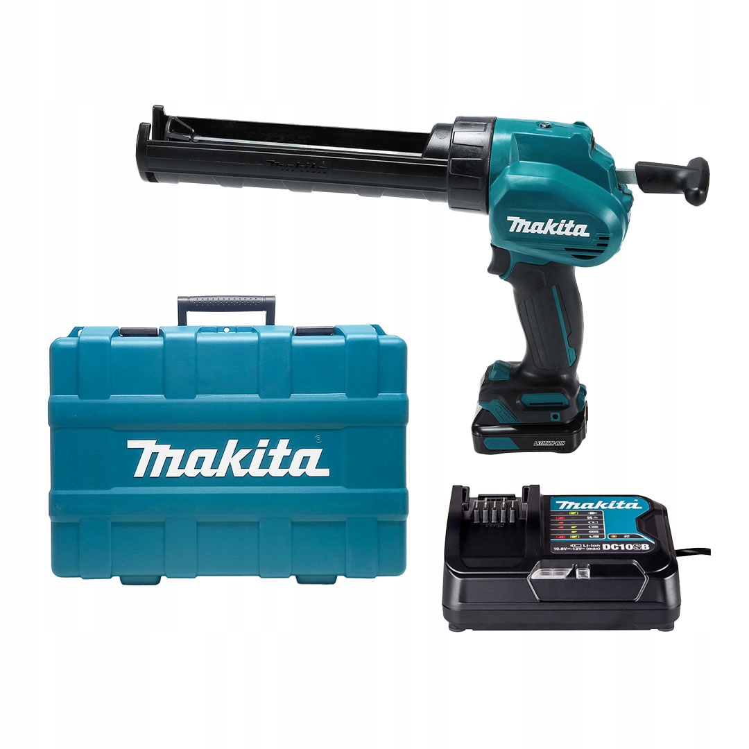 Pistole vytlačovací na kartuše Makita CG100DSAA Cxt 12V 2Ah 5000N 300 ml v