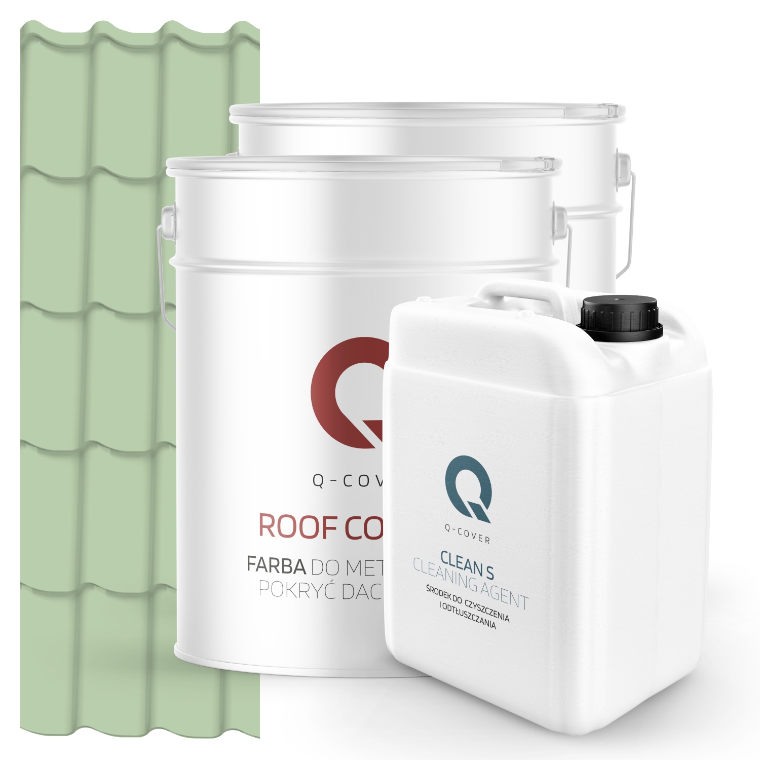 Farba Strešná Metalová Podložka Zelená Pastelová Ral 6019 74 m2 Polomatná