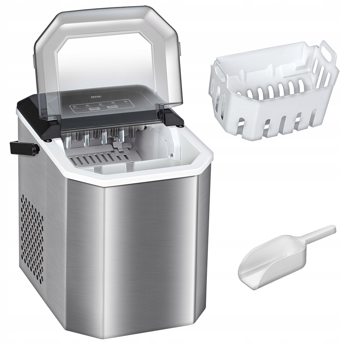 Kostkarka do lodu MPM MKD-04M srebrny/szary 150 W Moc 150 W