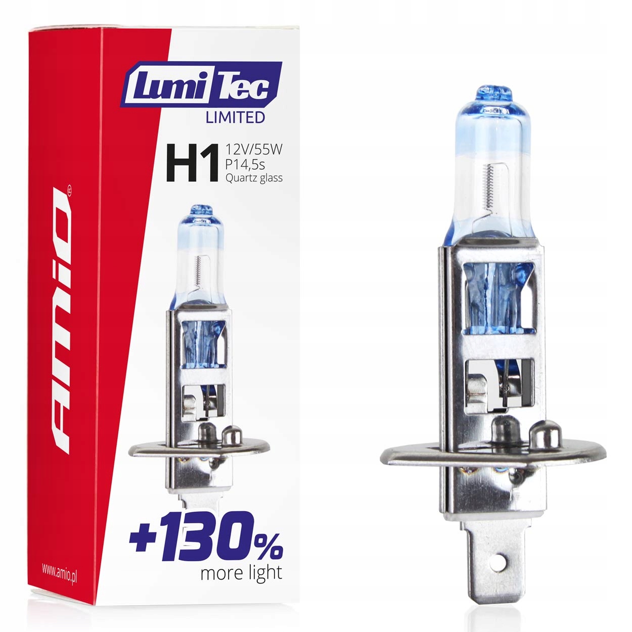 

Żarówka halogenowa H1 12V 55W LumiTec LIMITED+130%