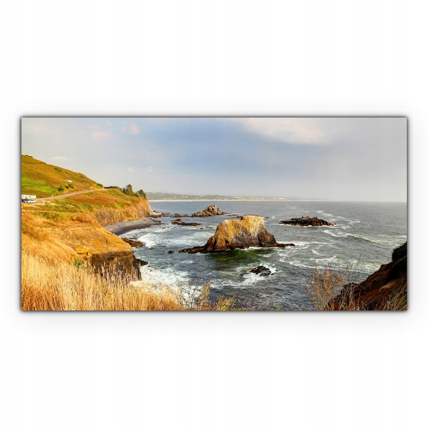 Obraz na plátně do obývacího pokoje 140x70 Oregon Pobřeží