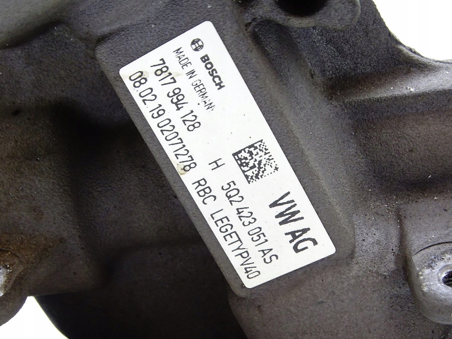 control drag rod servo steering SKODA OCTAVIA III 5Q2423051AS