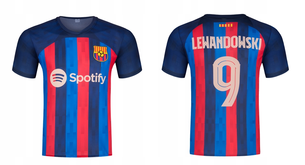 Strój Piłkarski getry LEWANDOWSKI 9 BARCELONA 140 Marka Inna marka