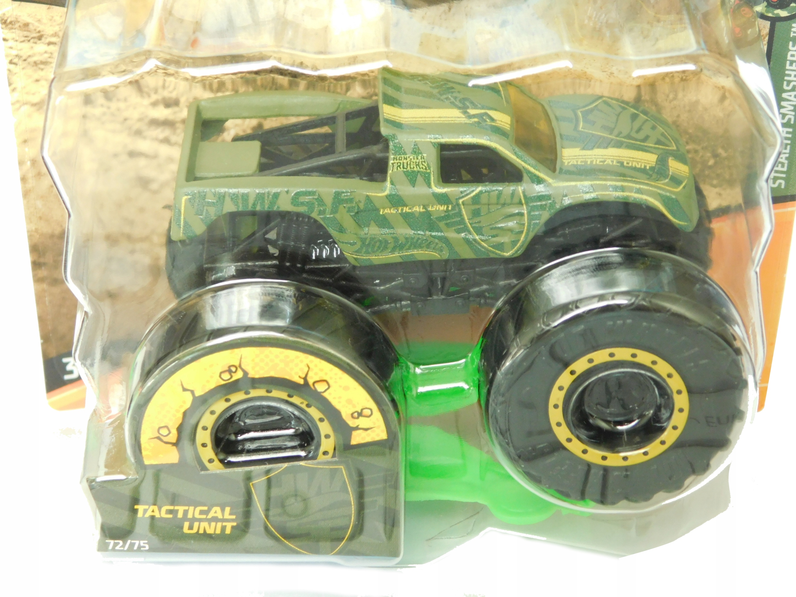 HOT WHEELS MONSTER TRUCKS TACTICAL + WRAK GJF13 Kod producenta GJF13